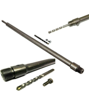 Fresa A Tazza 110 Mm Carotatrice Con Asta Sds Plus 60 Cm Calcestruzzo Cemento         