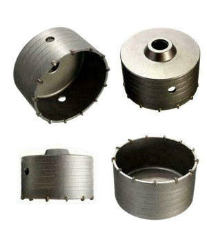 Fresa A Tazza 120 Mm Carotatrice Con Asta Sds Plus 80 Cm Calcestruzzo Cemento         