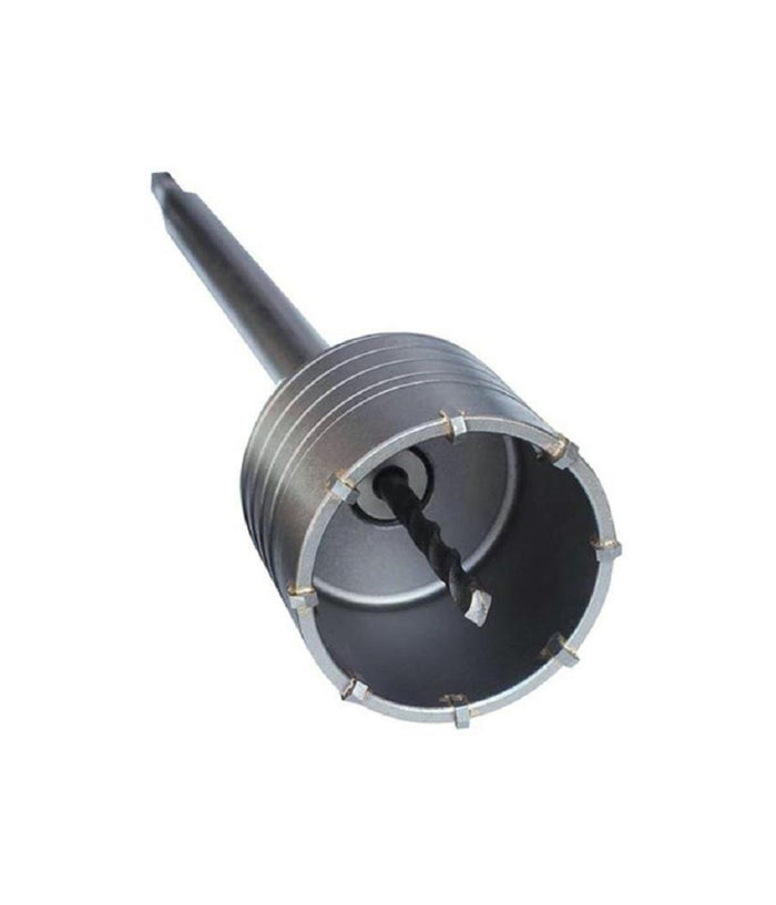 Fresa A Tazza 80mm Carotatrice Con Asta Sds Plus 90mm Calcestruzzo Cemento         