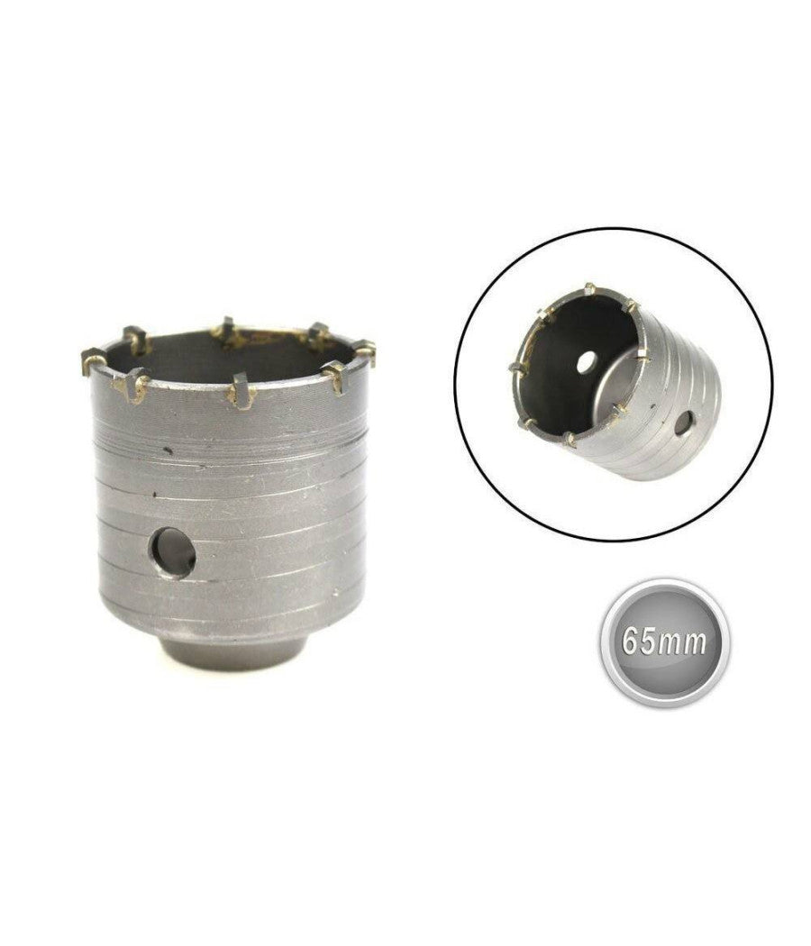 Fresa Carotatrice A Tazza In Acciaio Diametro 65 Mm Per Muro Frese Fai Da Te         