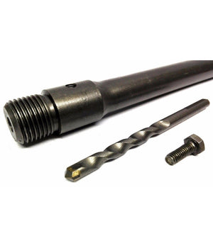 Fresa Carotatrice A Tazza Per Muro Da 30mm A 130mm + Asta Da 65 Cm Sds Plus         