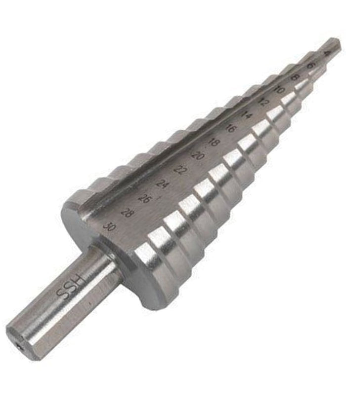Fresa Conica A Scalino Gradino Punta Per Trapano Spirale Da 4 A 30 Mm Graduale         