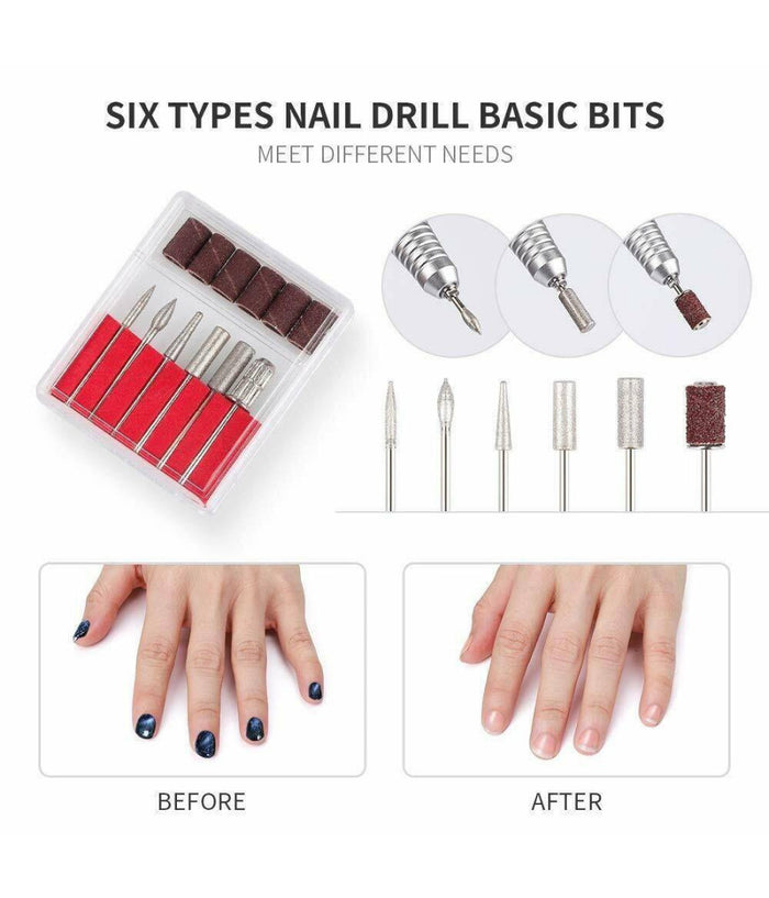 Fresa Elettrica Portatile Per Manicure E Pedicure Trapano Unghie Nail Art         
