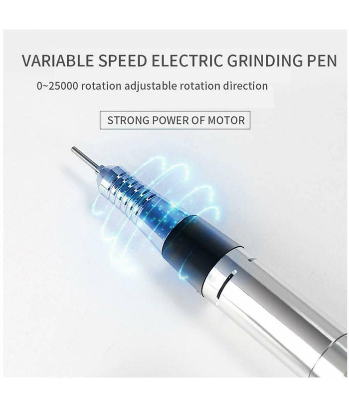 Fresa Elettrica Portatile Per Manicure E Pedicure Trapano Unghie Nail Art         
