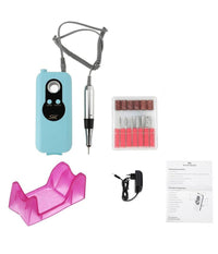 Fresa Elettrica Portatile Per Manicure E Pedicure Trapano Unghie Nail Art         