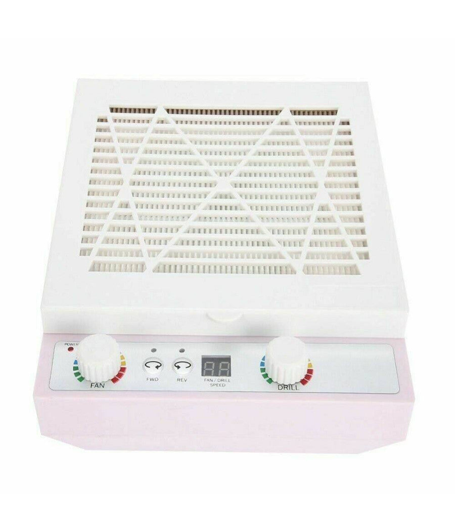 Fresa Per Unghie Aspiratore Professionale Lampada Led Kit 3 In 1 Nail Manicure         
