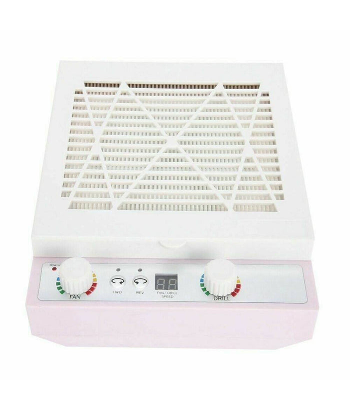 Fresa Per Unghie Aspiratore Professionale Lampada Led Kit 3 In 1 Nail Manicure         