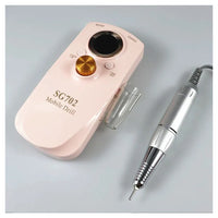 Trade Shop - Fresa Per Unghie Portatile Ricaricabile 35000 Rpm Strumenti Nail Art Manicure Set Punte         