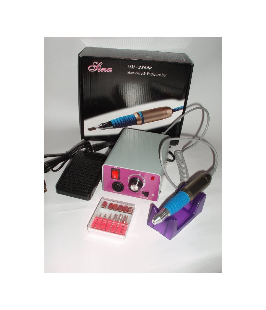 Fresa Ricostruzione Unghie Nail Art 14000 Giri Mani E Piedi Manicure - Foto 9