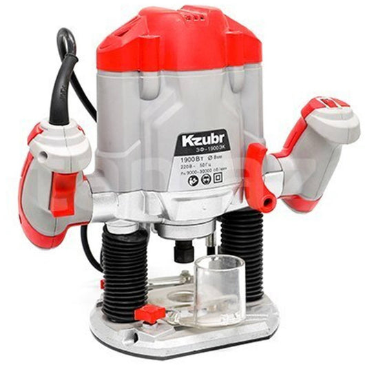 Trade Shop - Fresatrice Elettrica Verticale 1900w Per Frese Pantografo Da 6/8 Mm Decora Legno -