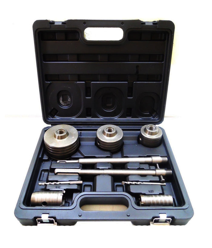 Frese A Tazza Carotatrice 9 Pz Da Muro 30 40 65 80 100mm Trapano Sds Plus Max         