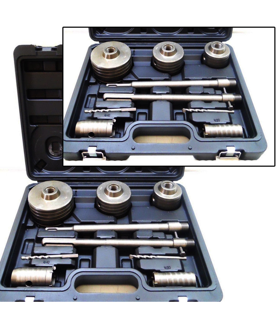 Frese A Tazza Carotatrice 9 Pz Da Muro 30 40 65 80 100mm Trapano Sds Plus Max         