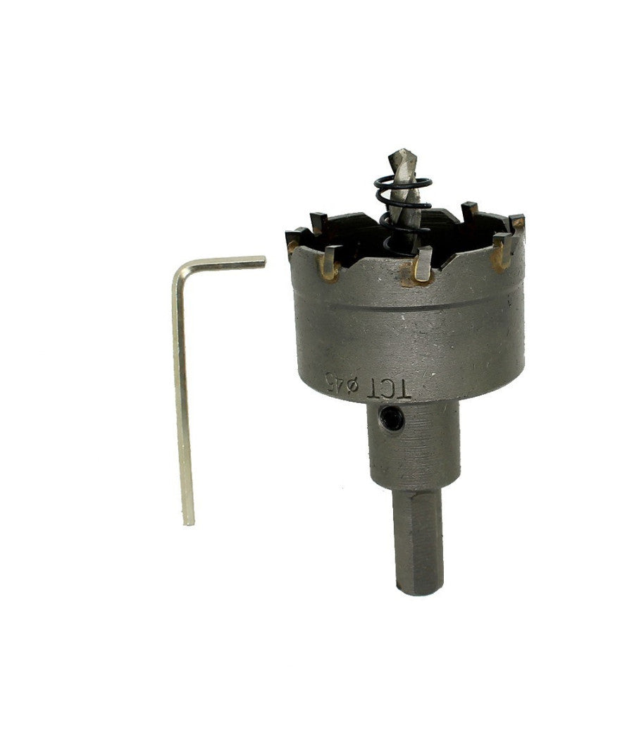 Fresa A Tazza Con Punta Per Trapano Muro Metallo Legno Acciaio Da 20 A 80mm        20 Mm 