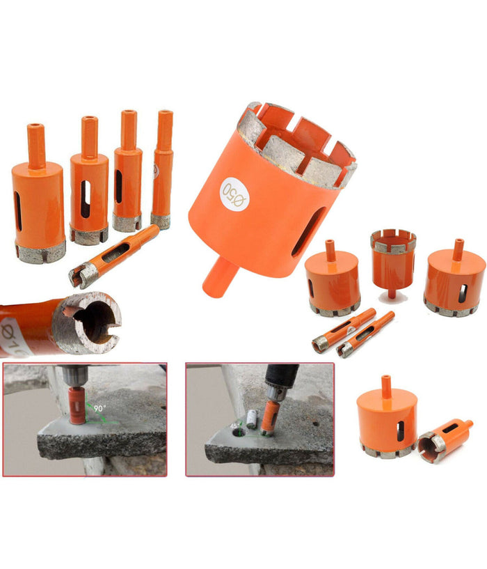 Frese A Tazza Diamantata Diam. à¸ 14-50 Mm Per Vetro Marmo Ceramica E Vetroresina        40 Mm 