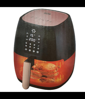 Friggitrice Ad Aria 1400w 5lt Display Lcd Funzione Temporizzazione Potente Q-z8         