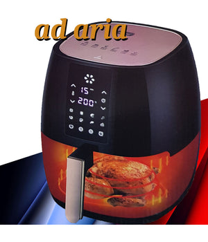 Friggitrice Ad Aria 1400w 5lt Display Lcd Funzione Temporizzazione Potente Q-z8         