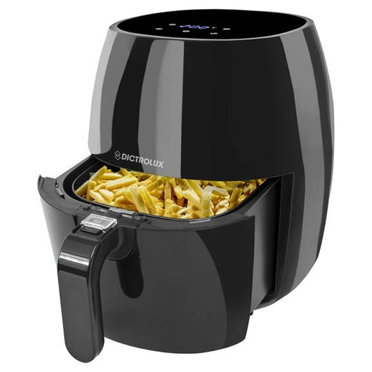 Trade Shop - Friggitrice Ad Aria 3,5 Lt 1650 Watt Display Led Da 60 A 200 Gradi Display A Led         