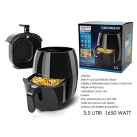 Trade Shop - Friggitrice Ad Aria 3,5 Lt 1650 Watt Display Led Da 60 A 200 Gradi Display A Led         