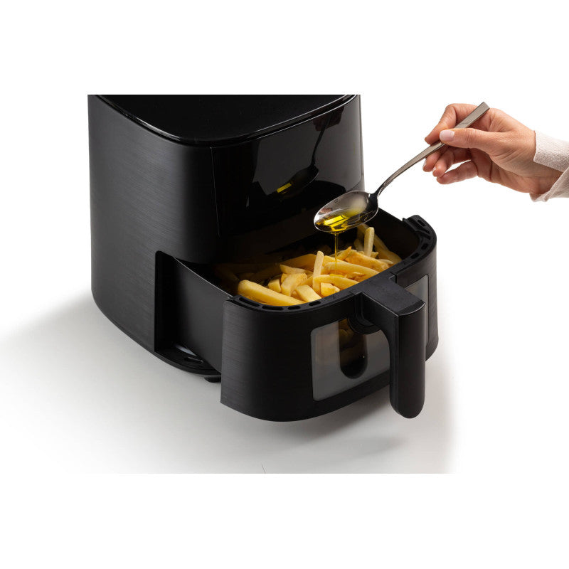 Friggitrice ad aria 4L 1400W - 9 programmi - Funzione Shake e Grill - Nero