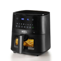Friggitrice ad aria 4L 1400W - 9 programmi - Funzione Shake e Grill - Nero