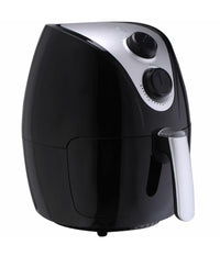 Friggitrice Ad Aria Calda Professionale Nera 1500w 2,8lt Senza Olio E Grassi         