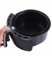 Friggitrice Ad Aria Calda Professionale Nera 1500w 2,8lt Senza Olio E Grassi         