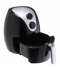 Friggitrice Ad Aria Calda Professionale Nera 1500w 2,8lt Senza Olio E Grassi         