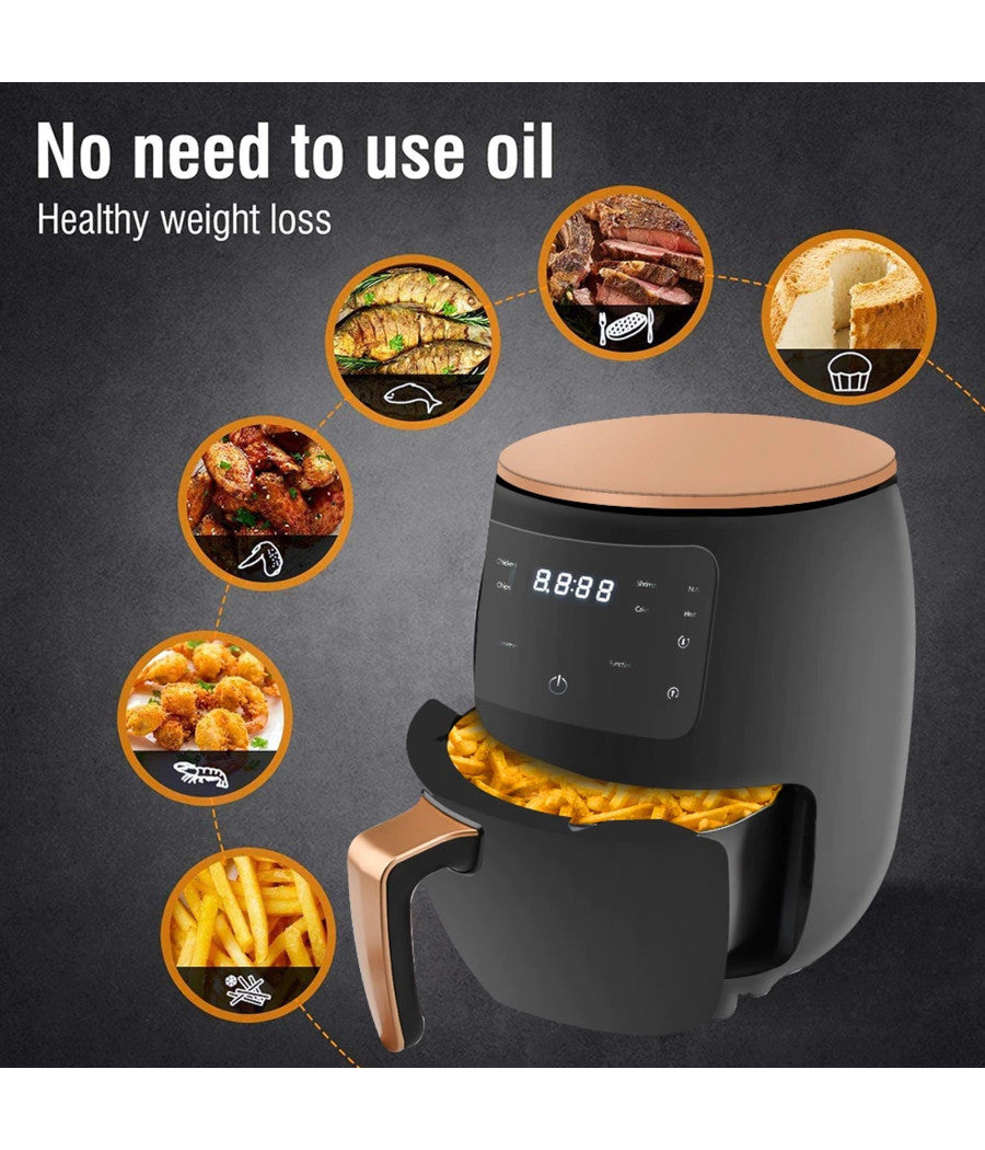 Friggitrice Ad Aria Calda Senza Olio Airfreyer Xl Digitale 6 Lt Premium 2400 W         