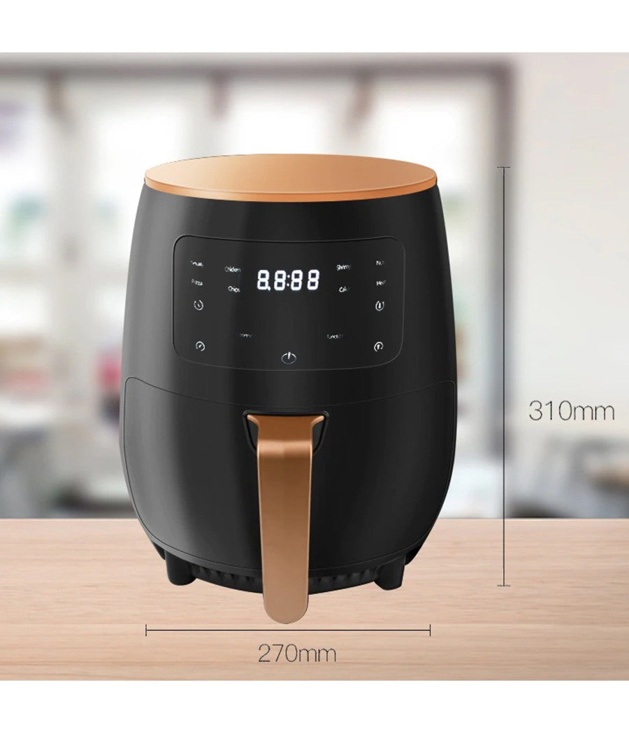 Friggitrice Ad Aria Calda Senza Olio Airfreyer Xl Digitale 6 Lt Premium 2400 W         