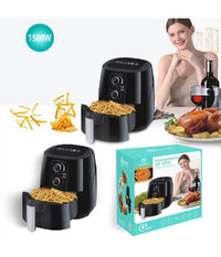 Friggitrice Ad Aria Calda Senza Olio Capacità  5,5 Litri 1500 Watt Cucina Tx-8439         