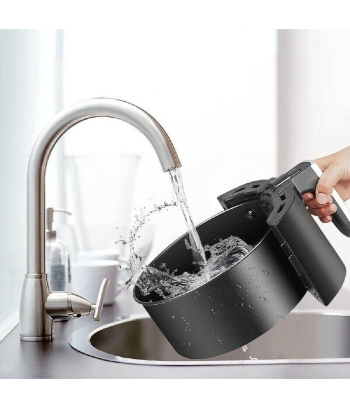 Friggitrice Ad Aria Calda Senza Olio Capacità  5,5 Litri 1500 Watt Cucina Tx-8439         