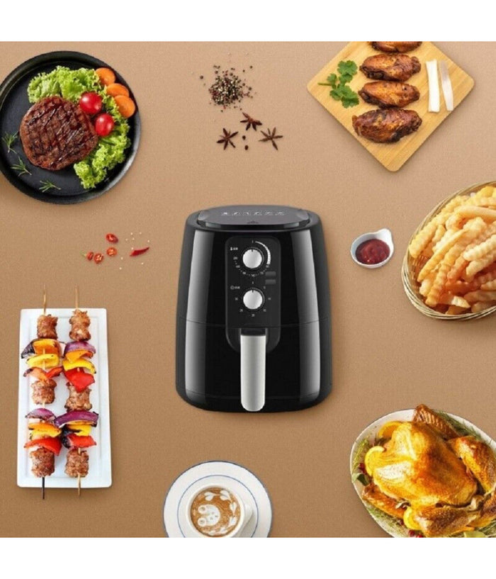 Friggitrice Ad Aria Calda Senza Olio Capacità  5,5 Litri 1500 Watt Cucina Tx-8439         