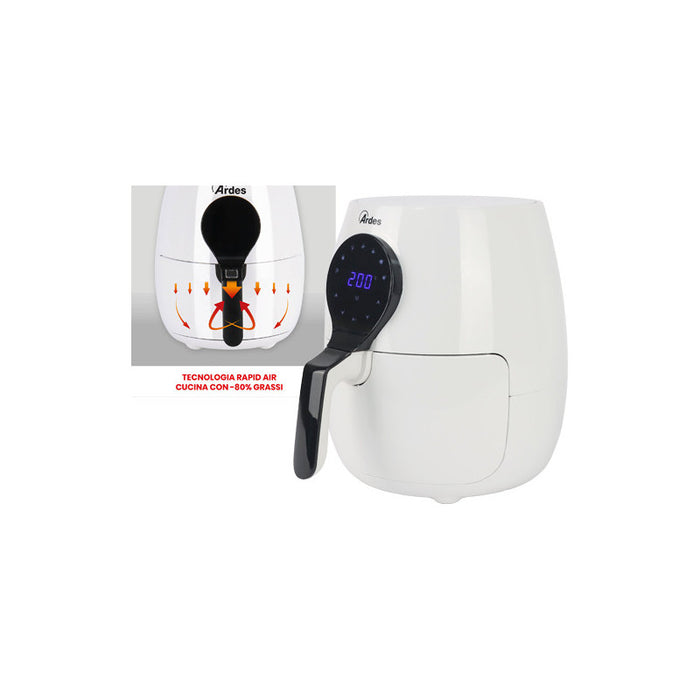 Friggitrice ad aria – Delicia – 1450 W 4 L display digitale – Ardes