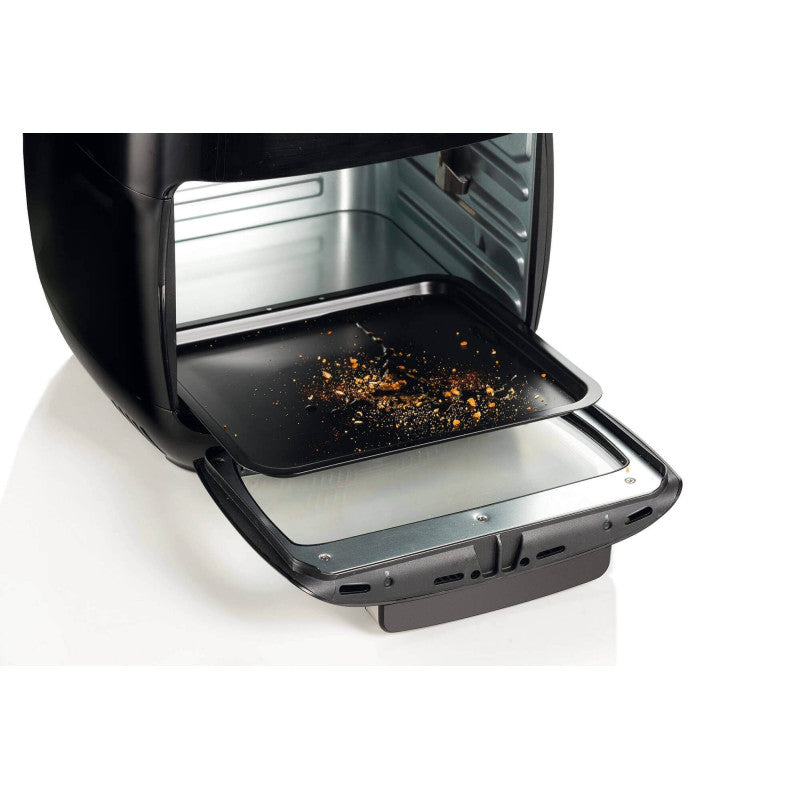 Friggitrice ad Aria e Forno con Girarrosto - 2000 Watt - 11 Litri - Nero