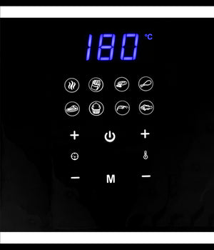 Friggitrice Aria Calda Digitale Senza Olio Airfryer 7 Lt Frigge Cuoce 1800w         