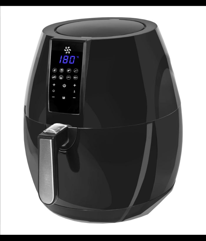 Friggitrice Aria Calda Digitale Senza Olio Airfryer 7 Lt Frigge Cuoce 1800w         