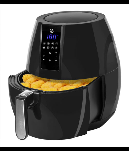 Friggitrice Aria Calda Digitale Senza Olio Airfryer 7 Lt Frigge Cuoce 1800w         