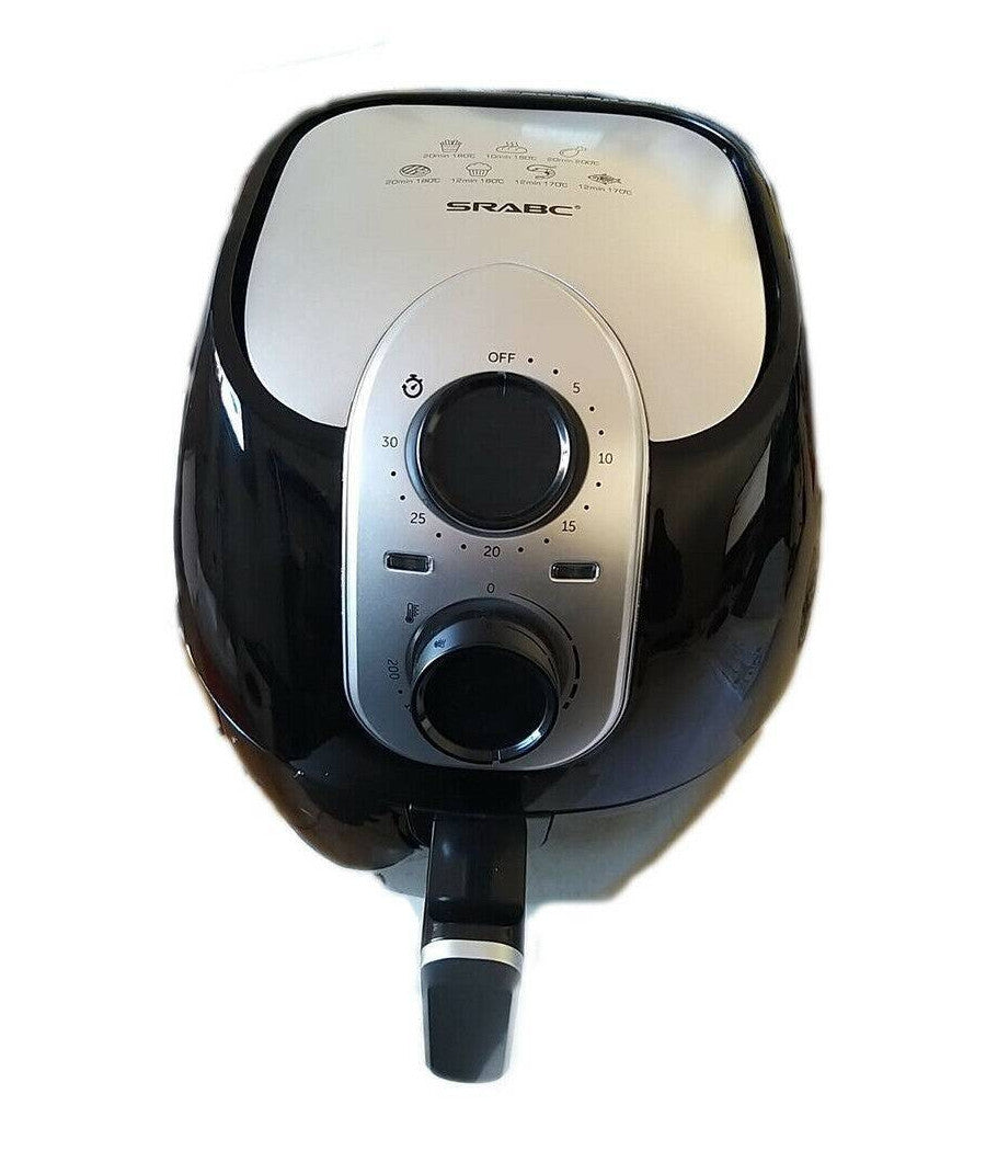 Friggitrice Aria Calda Elettrica Senza Olio Cottura Sana Grill 4lt 1500 Watt         