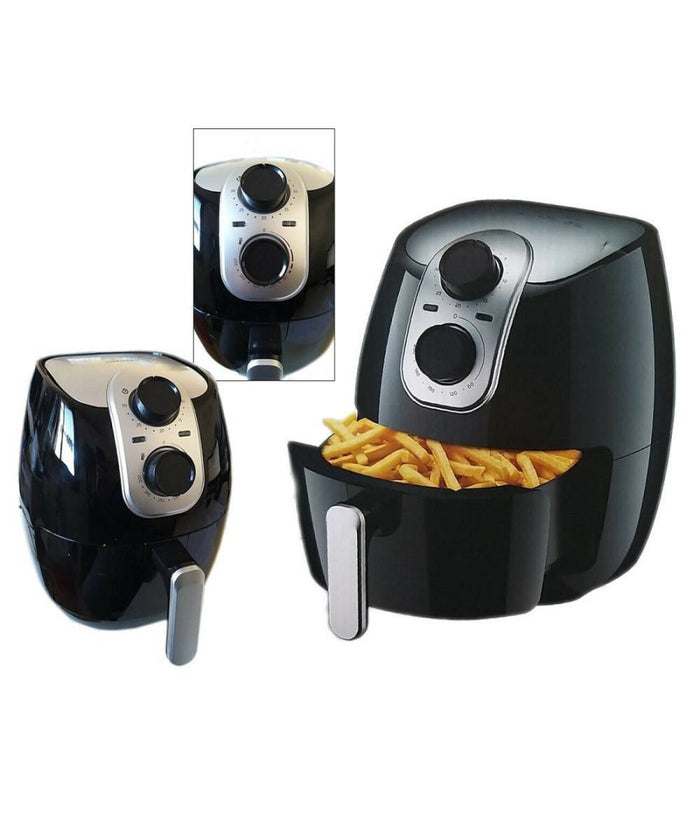 Friggitrice Aria Calda Elettrica Senza Olio Cottura Sana Grill 4lt 1500 Watt         