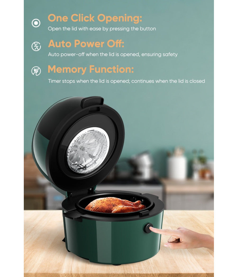 Friggitrice Q-g9l Design Elegante Forno Friggitrice Ad Aria Visibile Da 9 Litri         