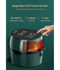 Friggitrice Q-g9l Design Elegante Forno Friggitrice Ad Aria Visibile Da 9 Litri         