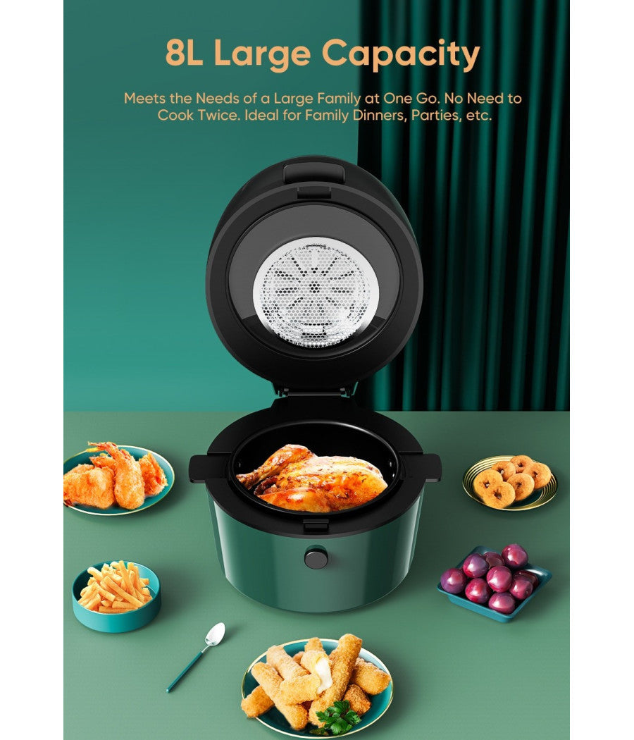 Friggitrice Q-g9l Design Elegante Forno Friggitrice Ad Aria Visibile Da 9 Litri         