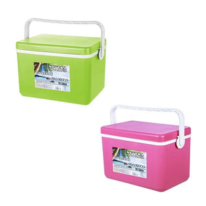 Trade Shop - Frigo Borsa Termica Frigorifero Portatile Con Coperchio Piatto Da 10 Lt Con Maniglia -