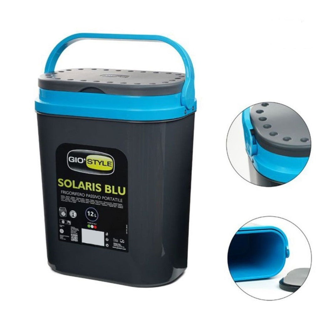 Trade Shop - Frigo Frigorifero Passivo Portatile Solaris Termico Da 12 Lt 29,5x19,5x37,5cm Viaggio -