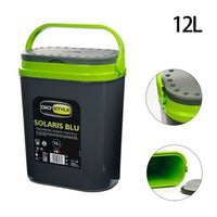 Trade Shop - Frigo Frigorifero Passivo Portatile Solaris Termico Da 12 Lt 29,5x19,5x37,5cm Viaggio - Verde Chiaro