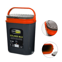 Trade Shop - Frigo Frigorifero Passivo Portatile Solaris Termico Da 12 Lt 29,5x19,5x37,5cm Viaggio - Arancione