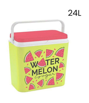 Frigo Portatile Borsa Termica Fantasia Anguria 24l Campeggio Estate Spiaggia         