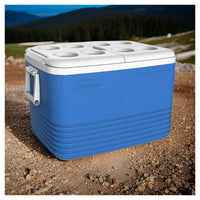 Trade Shop - Frigorifero Portatile Con Portabicchieri Bevande Viaggio Campeggio Picnic 60lt 286529 -