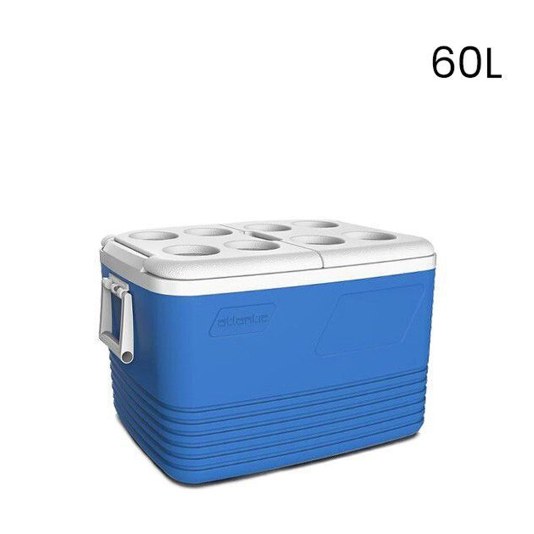 Trade Shop - Frigorifero Portatile Con Portabicchieri Bevande Viaggio Campeggio Picnic 60lt 286529 -