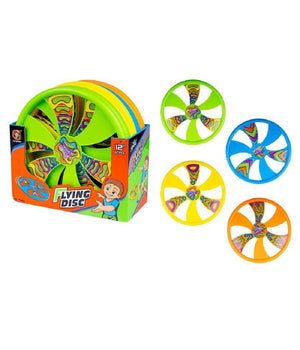 Trade Shop - Frisbee Disegno Stampato Disco 24 Cm Giochi Sport Bambini 4 Colori Ass. 6563025 -